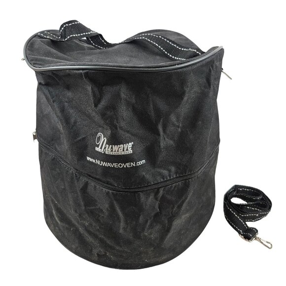 NuWave Infrared Oven Carrying Case Black Nylon Adjustable Shoulder Strap Storage - Picture 5 of 7